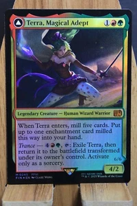 MTG - FINAL FANTASY: Terra, Magical Adept DUEL-SIDED MYTHIC FOIL! - Picture 1 of 2