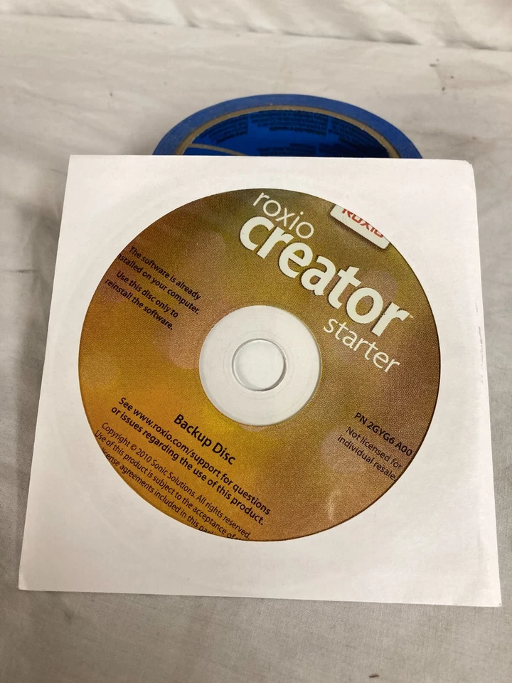 roxio creator starter back up disc new unopened with keys - Image 1 of 1