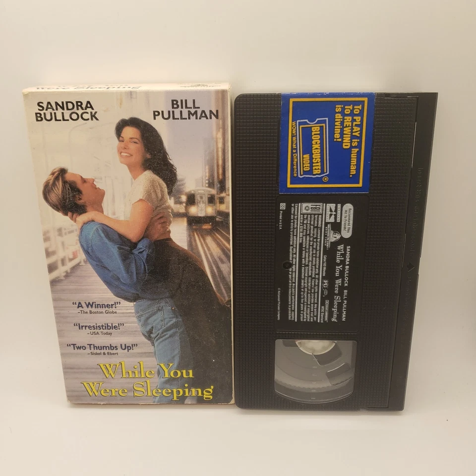 While You Were Sleeping VHS 2002 Classic Romantic Comedy Sandra Bullock  - Image 1 of 1