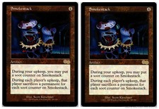 (2) Smokestack Cards, Urza's Saga, Never Played, MTG Magic - See Scans