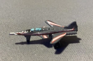 Micro Machines Vintage Toy Aircraft Dark Grey X-29 Mini Jet 1987 Galoob - Picture 1 of 9