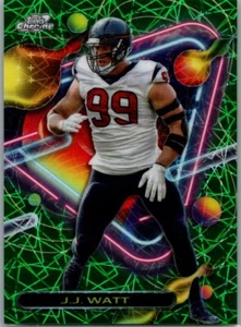 2023 Topps Composite Cosmic Chrome J.J. Watt #270 laser verde /75 - Foto 1 di 2