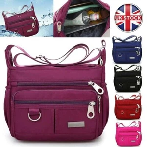 Bolso de Mano de Viaje Multi Bolsillo Mensajero Bandolera Mujeres Hombro Vacaciones - Imagen 1 de 17