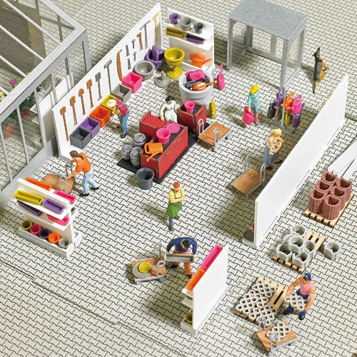 Garden Center Furnishing 1128 by Busch - Image 1 of 1