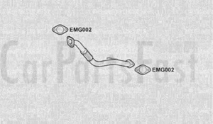 EXHAUST FRONT PIPE Kia Sorento 2.5 Diesel ATV/SUV 08/2005 to 10/2006 - Picture 1 of 1
