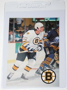 1989-90 BOSTON BRUINS SPORTS ACTION MICHAEL THELVEN CARD (Near Mint)