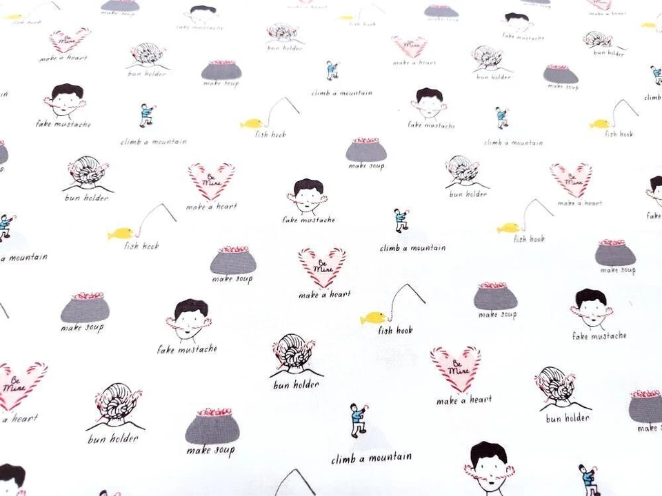 Dear Stella Qué hacer con los bastones de caramelo sobrantes Tela de algodón por yarda  Foto 1 de 1