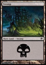 Swamp #238 FOIL Scars of Mirrodin MtG LP