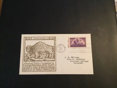 FDC #898 -25 1st A L Buquerque Phil Cachet 3 Cent Stamp USA Rare  - Image 1 of 2