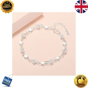 Elegant Silver Planet Heart Bracelet - Perfect Birthday Gift for Women Free Post - Picture 1 of 7