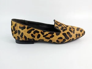 M & S Collection Animal Print Horsehair Leather Slip On Shoes Uk 4.5 - Picture 1 of 6