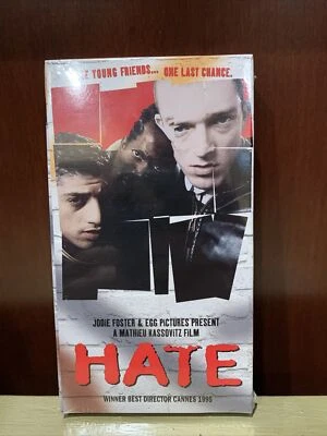 Hate (VHS, 1996) The original movie Screener Sealed JODIE FOSTER PolyGram RARE - Image 1 of 4