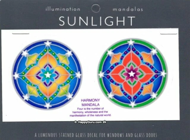 Illumination Mandalas Sunlight Small Window Sticker