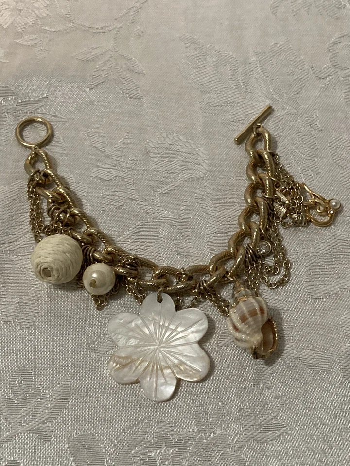 Pulsera Guess Sealife Drapeada Cadena Dije Nueva Foto 1 de 4