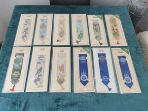 Collection Of 12 Cash's Bookmarks Still In Wrappers Cash's Collectors Club - Picture 1 of 11