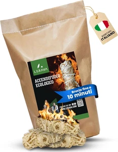 ® Accendifuoco Ecologico - Ca. 125Pz - Accende Istantaneamente E Brucia 10 Minut - Foto 1 di 12