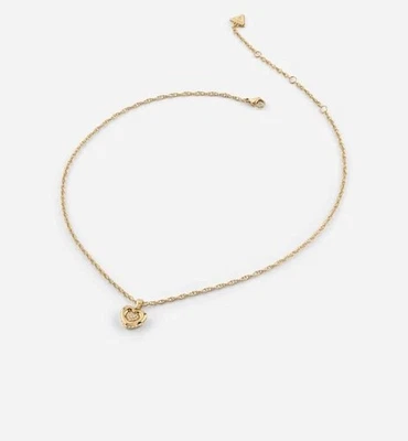 Collana donna Guess cuore dorato con cristalli JUBN05463JWYG - Immagine 1 di 4