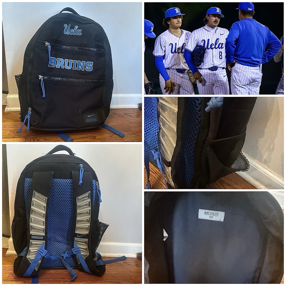 ucla bruins Team Issued Baseball Travel Backpack # Elite Bag Nike - Image 1 of 1