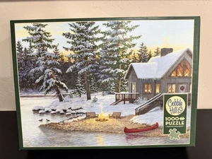 Winter in der Hütte 1000 Teile Puzzle Cobble Hill - Bild 1 von 4