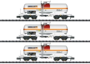 Minitrix 18266 N 3er Set Kesselwagen Ep. VI Millet - Bild 1 von 1