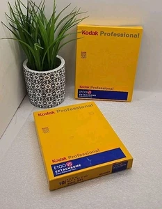 Lot of 2 Kodak Professional E100vs EKTACHROME 4x5 film, 10-sheets/20 Total  NOS - Picture 1 of 8