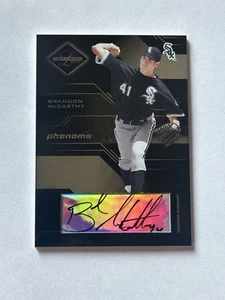 2005 LEAF LIMITED AUTOGRAPH BRANDON MCCARTHY AUTOGRAPH #1/99 RC - Picture 1 of 4