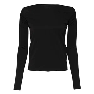 DOLCE & GABBANA Sweater Black Wool Shrug Crew Neck Pullover IT40/US6/S 1050usd - Picture 1 of 4