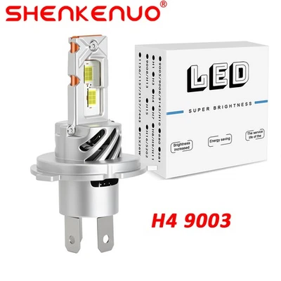 1pcs H4 9003 Super White LED Headlights Bulbs High-Low Lamp Kit For Snowmobile - Image 1 of 4