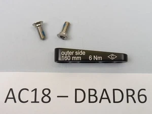 Campagnolo   140 / 160 Adaptor w/screws ( AC18-DBADR6 ) bicycle - Picture 1 of 3