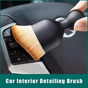 Car Interior Detailing Brush Soft Bristle Cleaning Brush Auto Dusting Brush Tool - Picture 1 of 20
