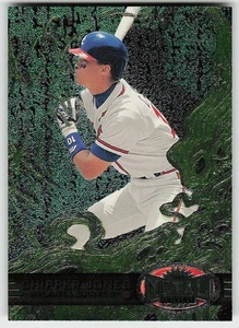 1997 Metal Universe #31 Chipper Jones BASEBALL Atlanta Braves - Picture 1 of 2