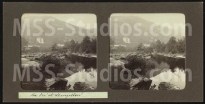LLANGOLLEN, The Dee at Llangollen, Wales (Antique Stereoview Stereoscope) - Picture 1 of 2