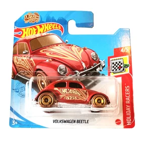 ✅ Hot Wheels VOLKSWAGEN BEETLE in OVP * Holiday Racers 2021 * Käfer rot * MOC - Bild 1 von 5