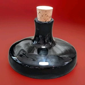 Antique Ships Bottle/Decanter Dark Amber Glass 19th Century Bottle - Picture 1 of 12
