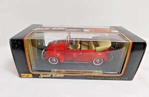 J7 - Maisto Die Cast Metal Volkswagen Cabriolet 1951 Convertible Car - Picture 1 of 8