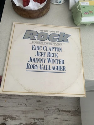 History Of Rock Vol.25 Jeff Beck, Clapton,Gallagher 2x Vinyl LPs Plays V Nicely - Image 1 of 4