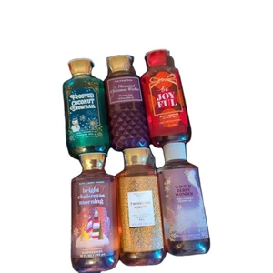 Menge 6 Bath & Body Works Weihnachten Duschgels NEU 10 Unzen Volle Größen - Bild 1 von 3