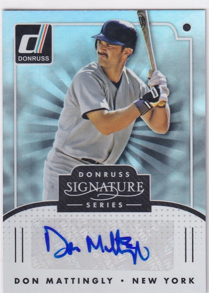 Autógrafo de la serie de firma Panini Donruss 2016 16 Panini Mattingly Yankees Foto 1 de 1