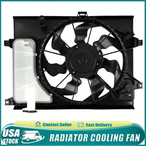 Radiator Cooling Fan with Shroud Assembly for Kia Soul 2012-2019 L4 1.6L or 2.0L - Picture 1 of 13