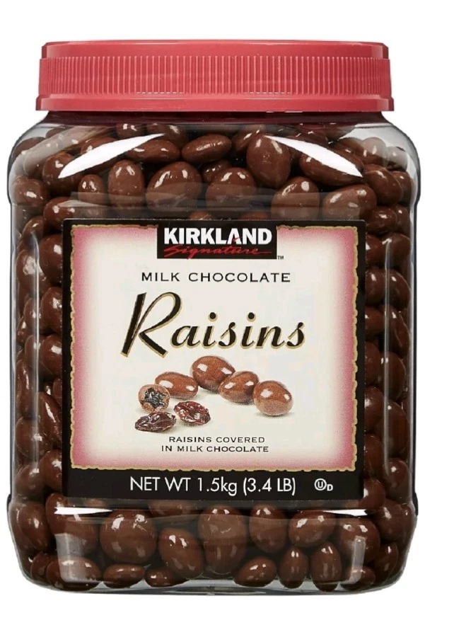 Pasas Kirkland Signature, chocolate con leche, 3,4 lb Foto 1 de 3