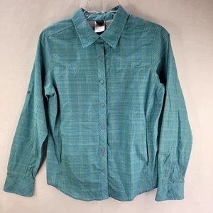 Patagonia Island Hopper Snap AquaButton Up Shirt Langarm Damengröße 6 - Bild 1 von 8