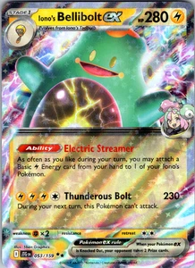 Iono’s Bellibolt ex 053/159 SV09: Journey Together Double Rare - NM - Picture 1 of 2