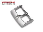 Silver 22mm Tongue Classic Buckle For OMEGA Leather Watch Strap Band Clasp Pins