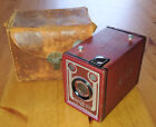Vredeborch / Vrede-Box Standard Menis 49 (czerwony) średnioformatowy aparat fotograficzny + futerał