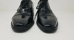 Calvin Klein Men's Black Patent Radley Box Cap Toe Oxford Size 10.5 - Picture 1 of 11