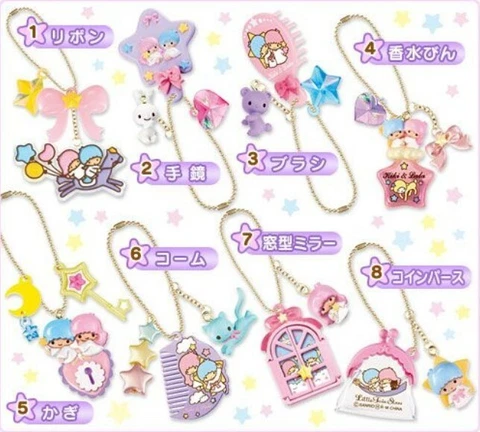 Re-Ment Sanrio LITTLE TWIN STARS (Girl Beauty Charms All 8 Kinds Mascot) REMENT Cover
