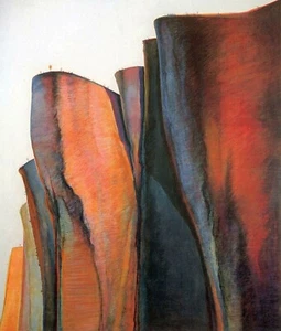 Wayne Thiebaud: Cliffs 22x30 Archival Quality Fine Art Print - Picture 1 of 1