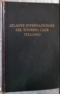 libro antico: Atlante del Touring Club Italiano dell'anno 1933 + Libro Indice - Foto 1 di 10