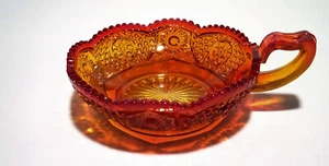 Amberina Glass Bowl With Handle - Picture 1 of 4