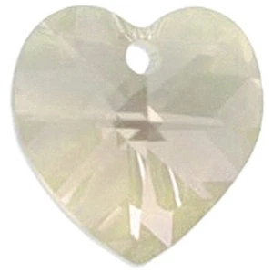 ONE SWAROVSKI XILION HEART PENDANT 6228, LIGHT SILK COLOUR, 18 MM, NUDE, BRIDAL - Picture 1 of 1